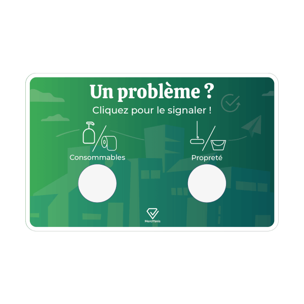 Boutons connectés de déclaration d’incidents